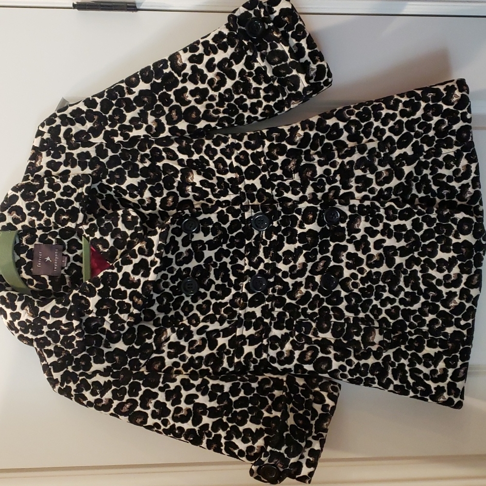 Forever 21 Cheataprint Blazer size Small